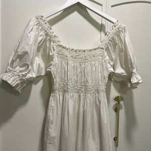 DOEN cotton embroidered dress.